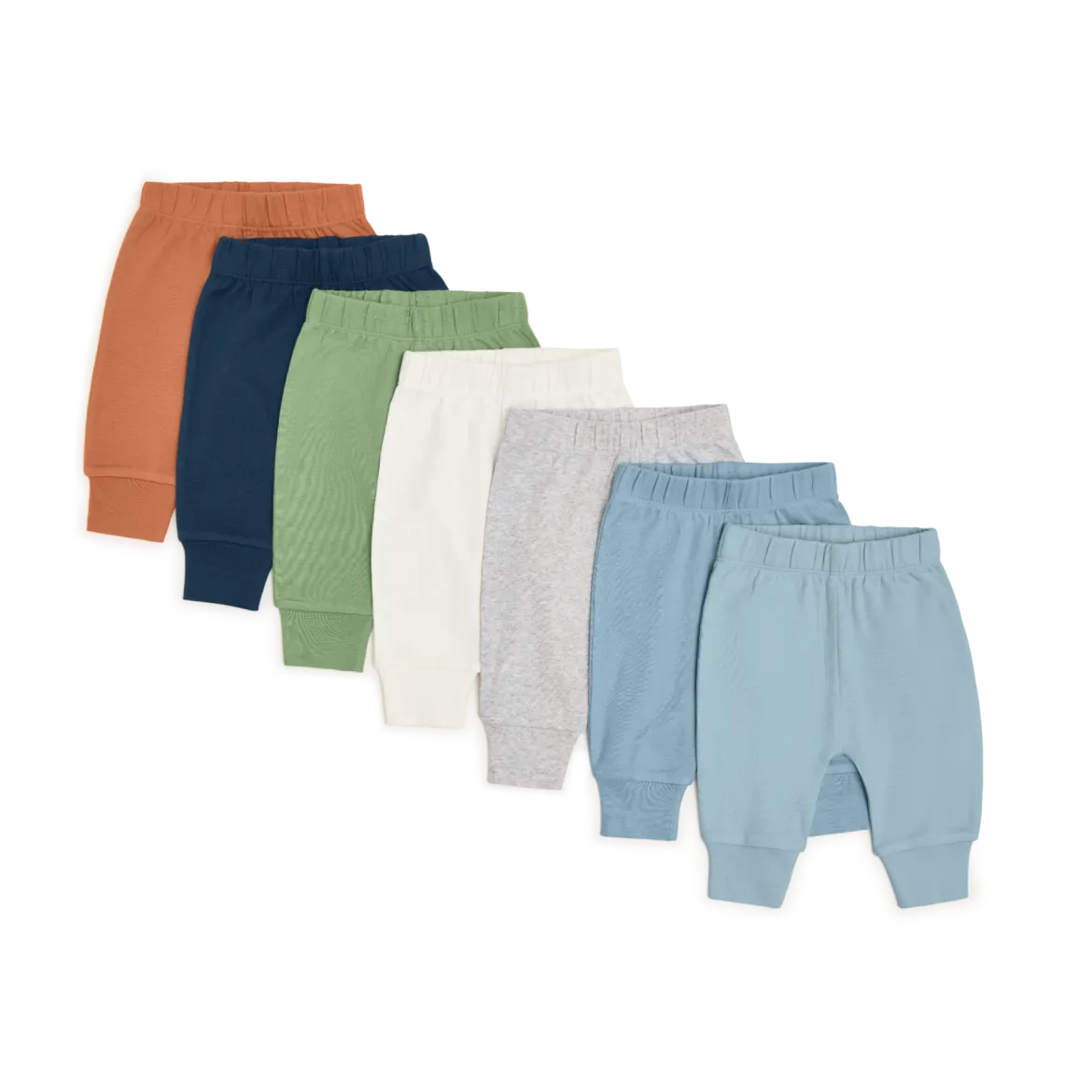Organic Cotton Solid Everyday Pant (7 Pack)