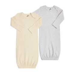 Organic Cotton Solid Gowns (2 Pack)