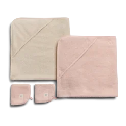 Organic Cotton Towel and Washcloth 4-Piece Set