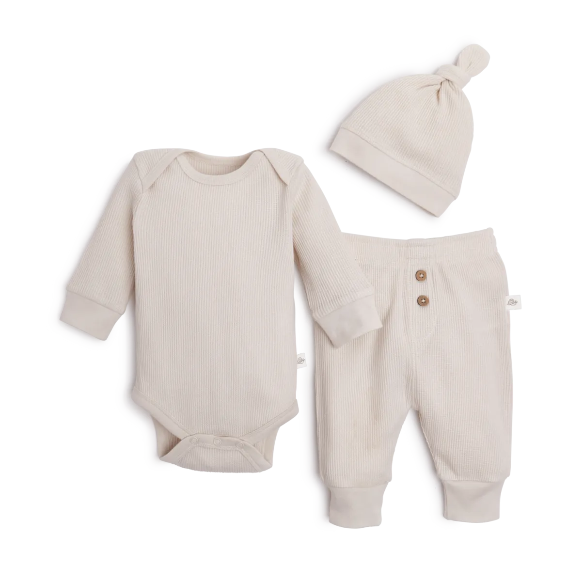 Organic Cotton Waffle 3-Piece Gift Set