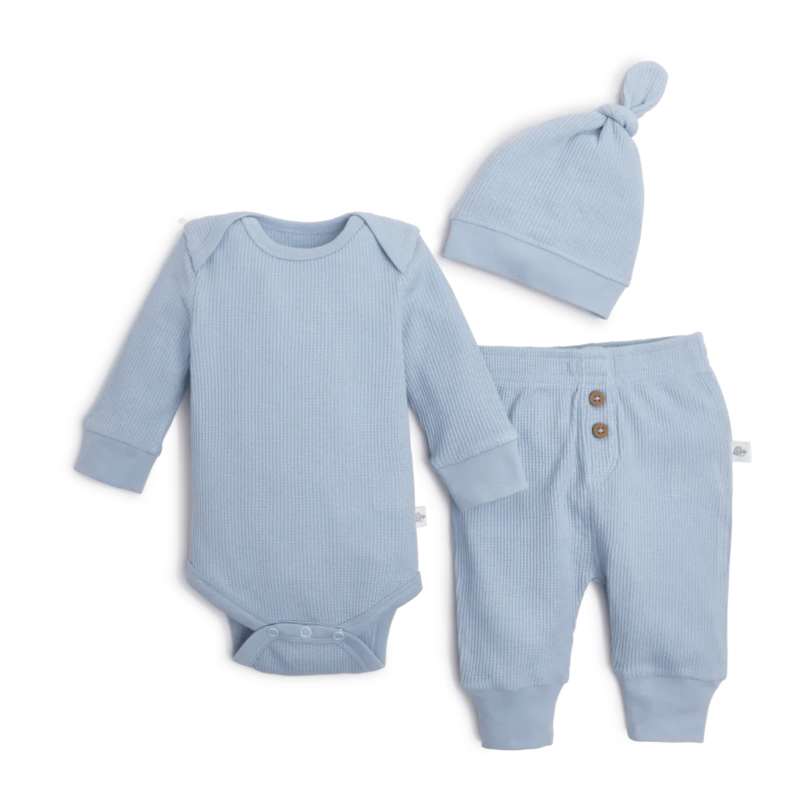 Organic Cotton Waffle 3-Piece Gift Set