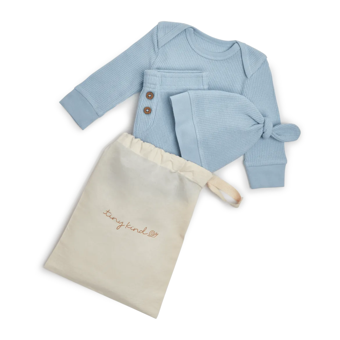 Organic Cotton Waffle 3-Piece Gift Set
