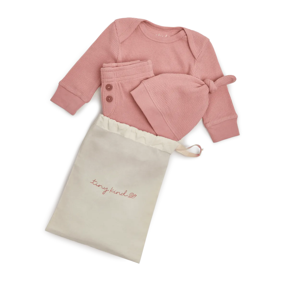 Organic Cotton Waffle 3-Piece Gift Set