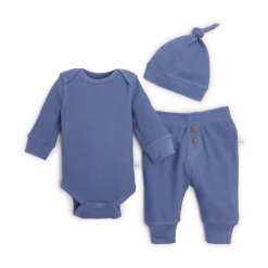Organic Cotton Waffle 3-Piece Gift Set