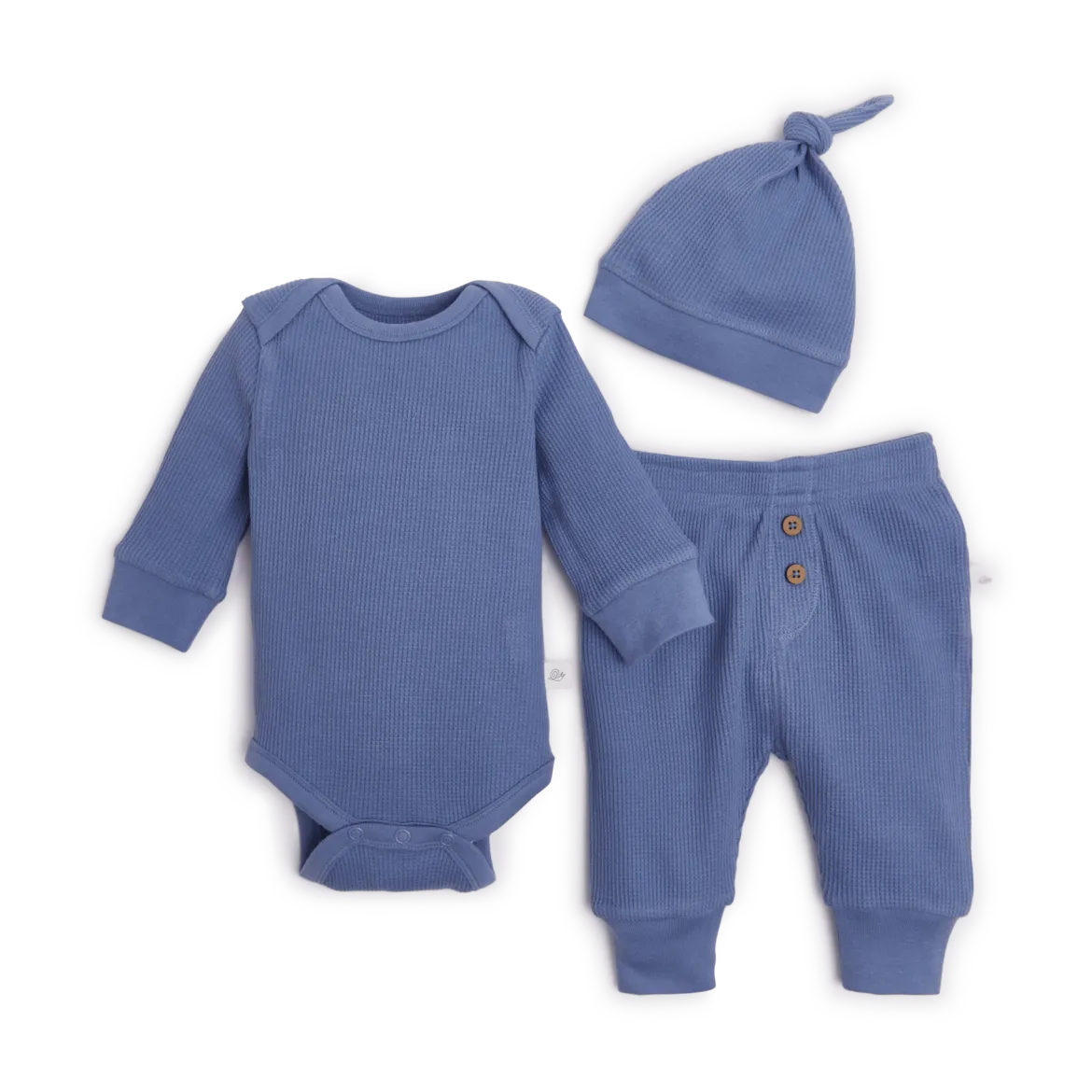 Organic Cotton Waffle 3-Piece Gift Set