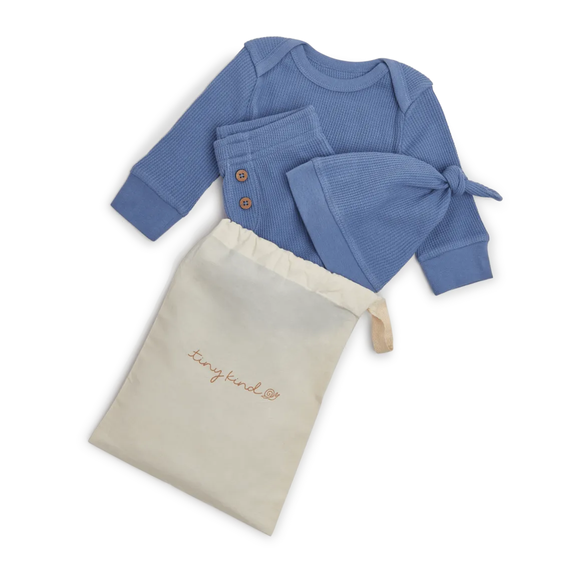 Organic Cotton Waffle 3-Piece Gift Set