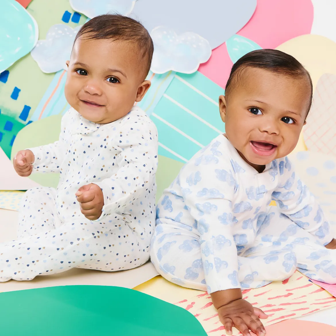 Organic Cotton 2-Way Zip Footie (2 Pack)