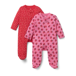 Organic Cotton 2-Way Zip Footie (2 Pack)