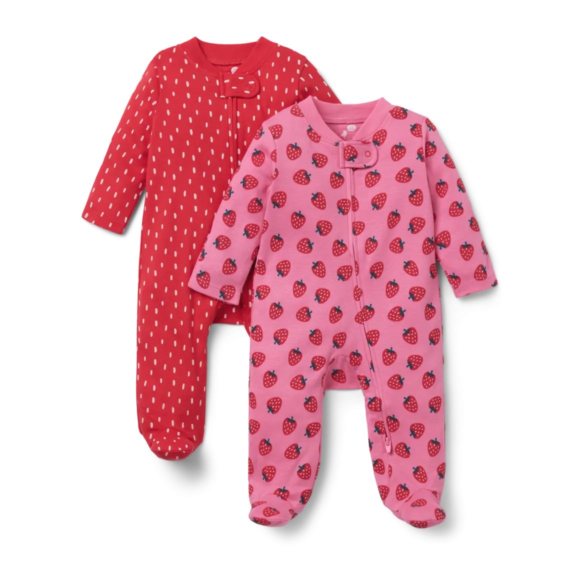 Organic Cotton 2-Way Zip Footie (2 Pack)