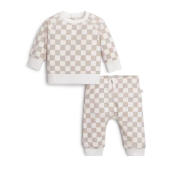 Organic French Terry Sweatshirt and Jogger Set