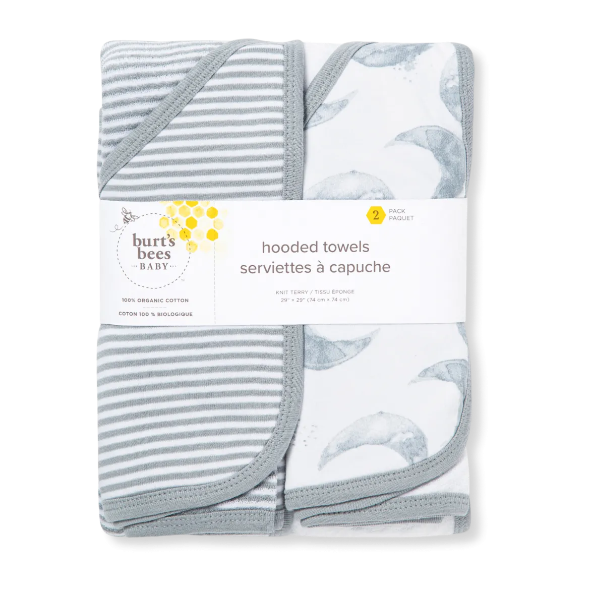 Organic Hooded Towels (2-Pack)