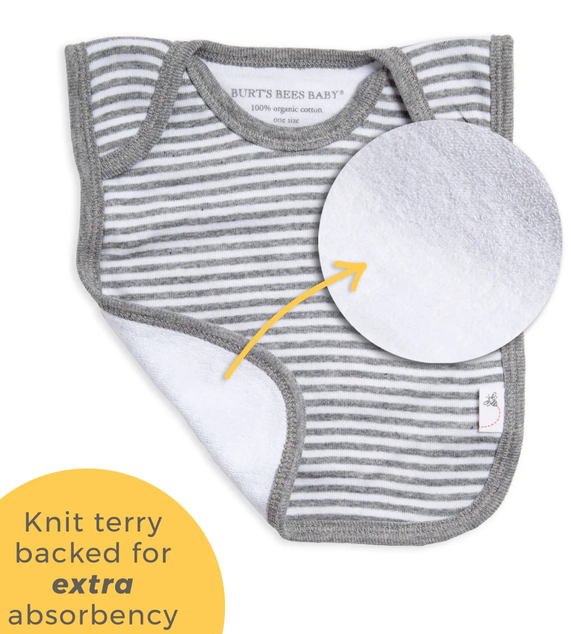Organic Lap Shoulder Bib (4 Pack)