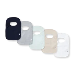 Organic Lap Shoulder Bibs (5 Pack)