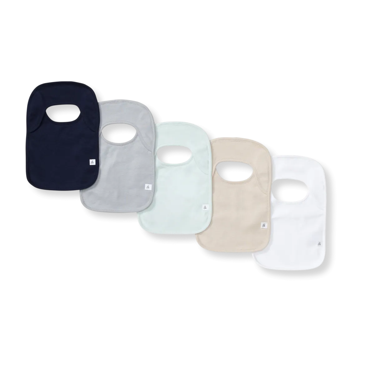 Organic Lap Shoulder Bibs (5 Pack)