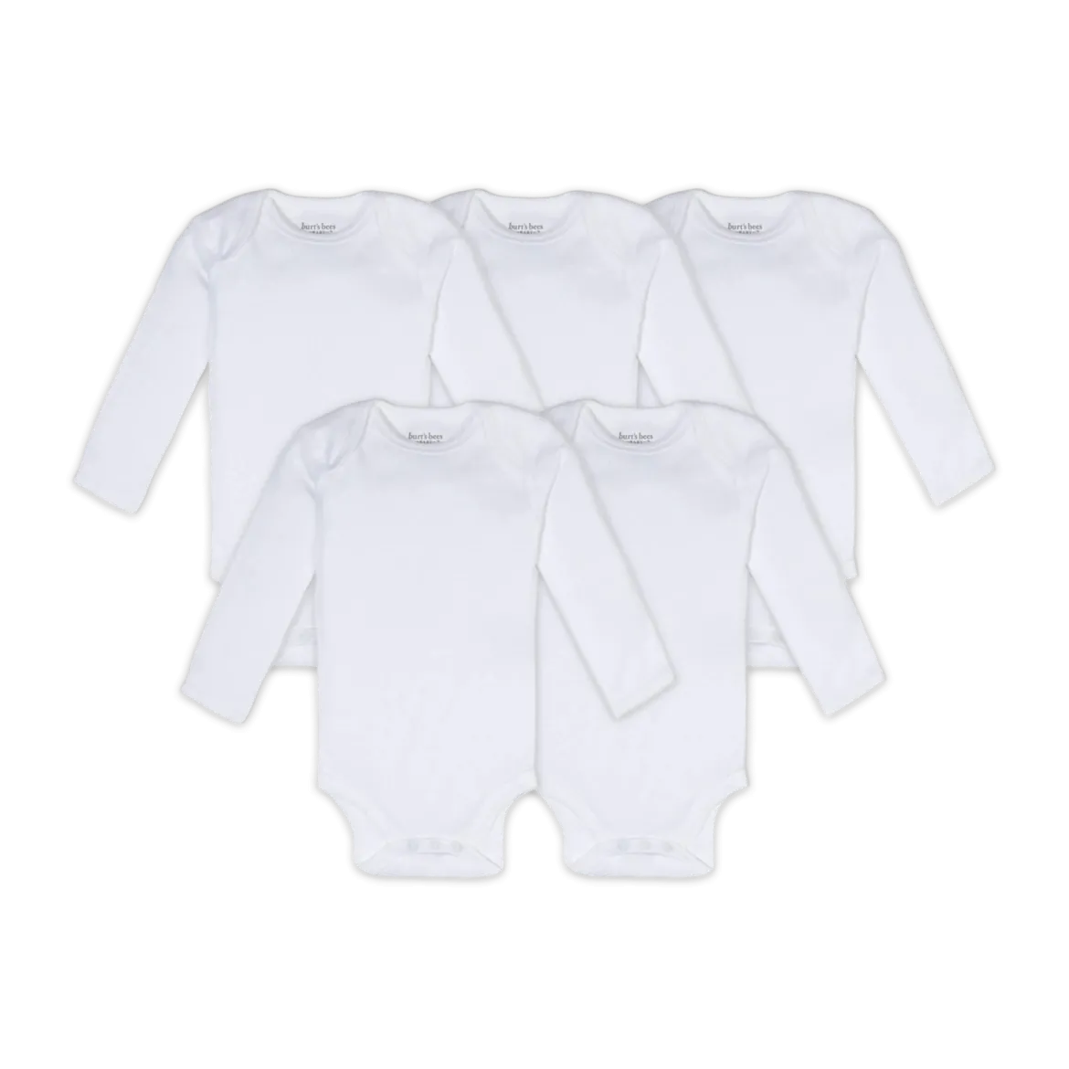 Organic Long Sleeve Bodysuit (5-Pack)