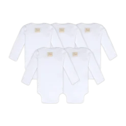 Organic Long Sleeve Bodysuit (5-Pack)