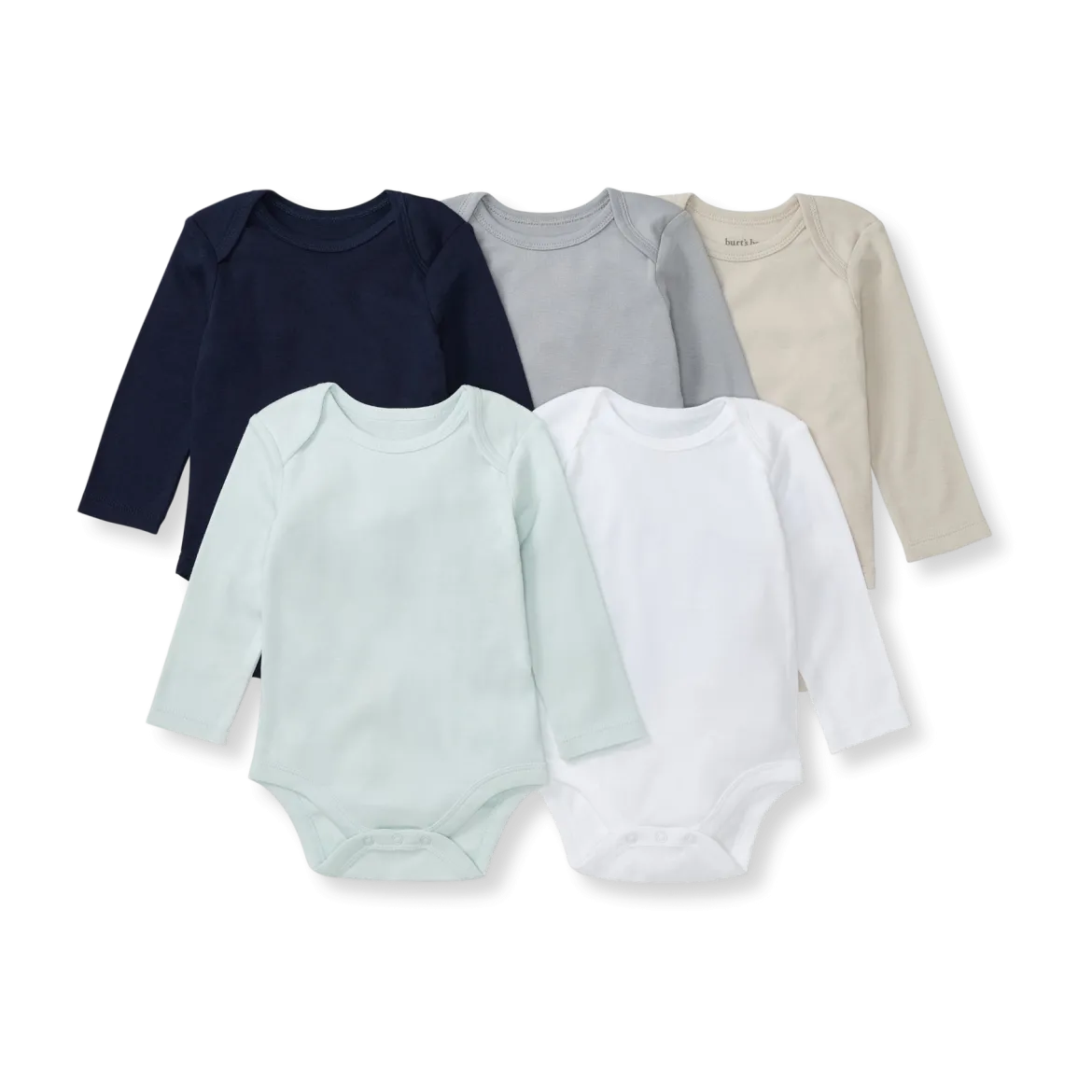 Organic Long Sleeve Bodysuit (5-Pack)