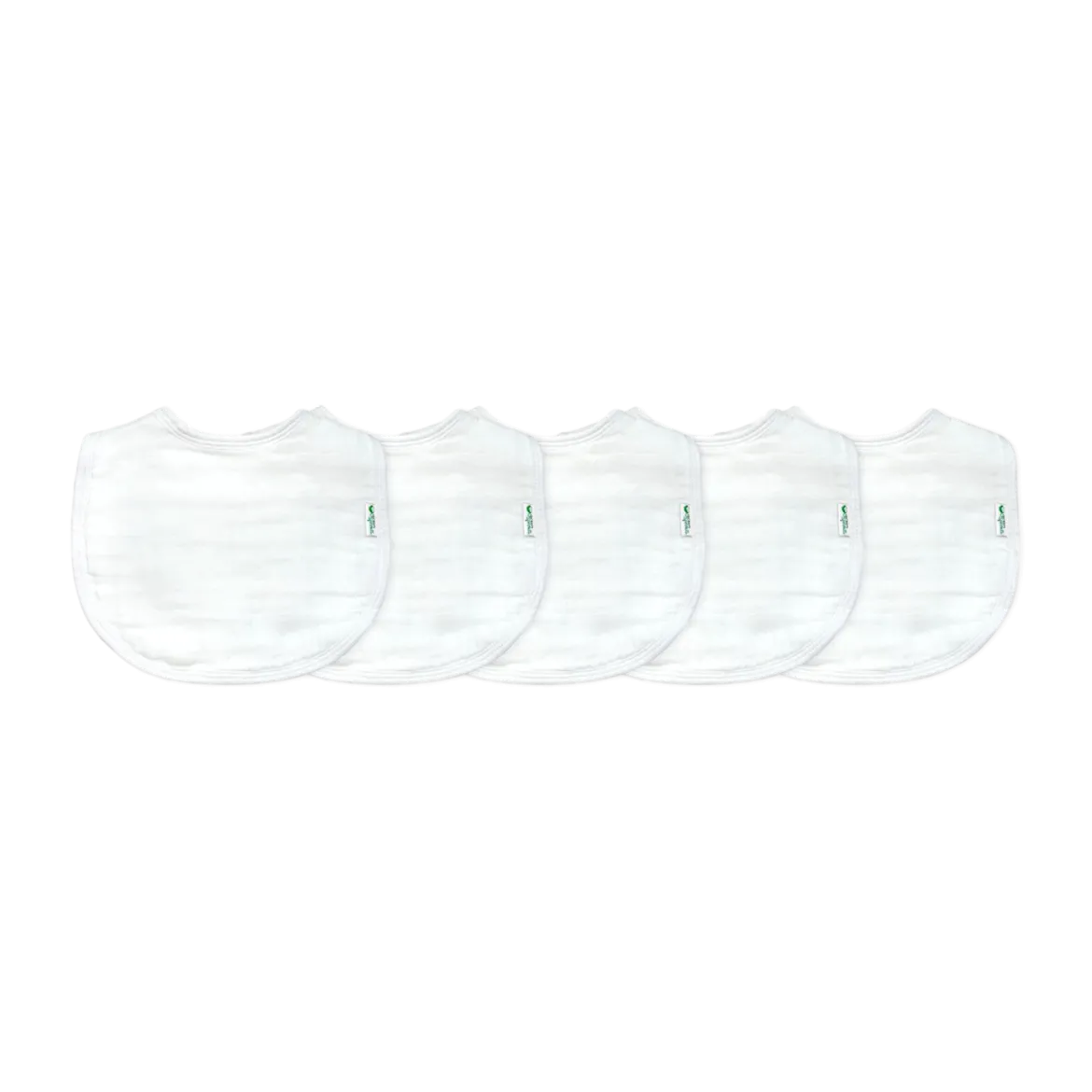 Organic Muslin Bibs (5 Pack)