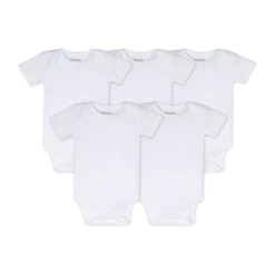 Organic Short Sleeve Bodysuit (5 Pack)