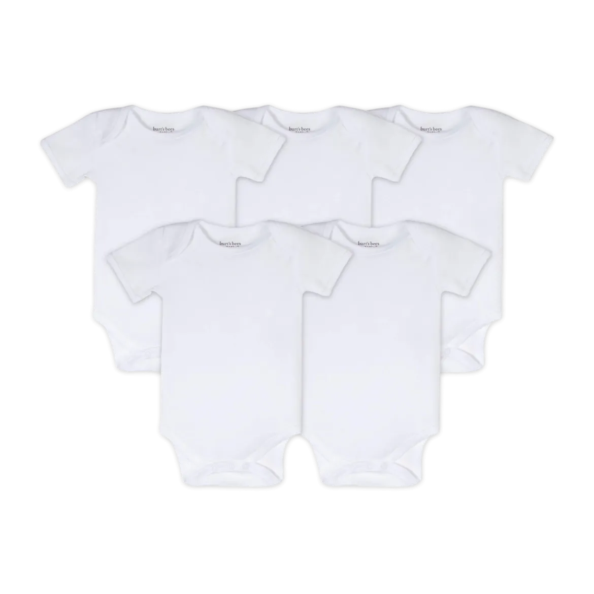 Organic Short Sleeve Bodysuit (5 Pack)