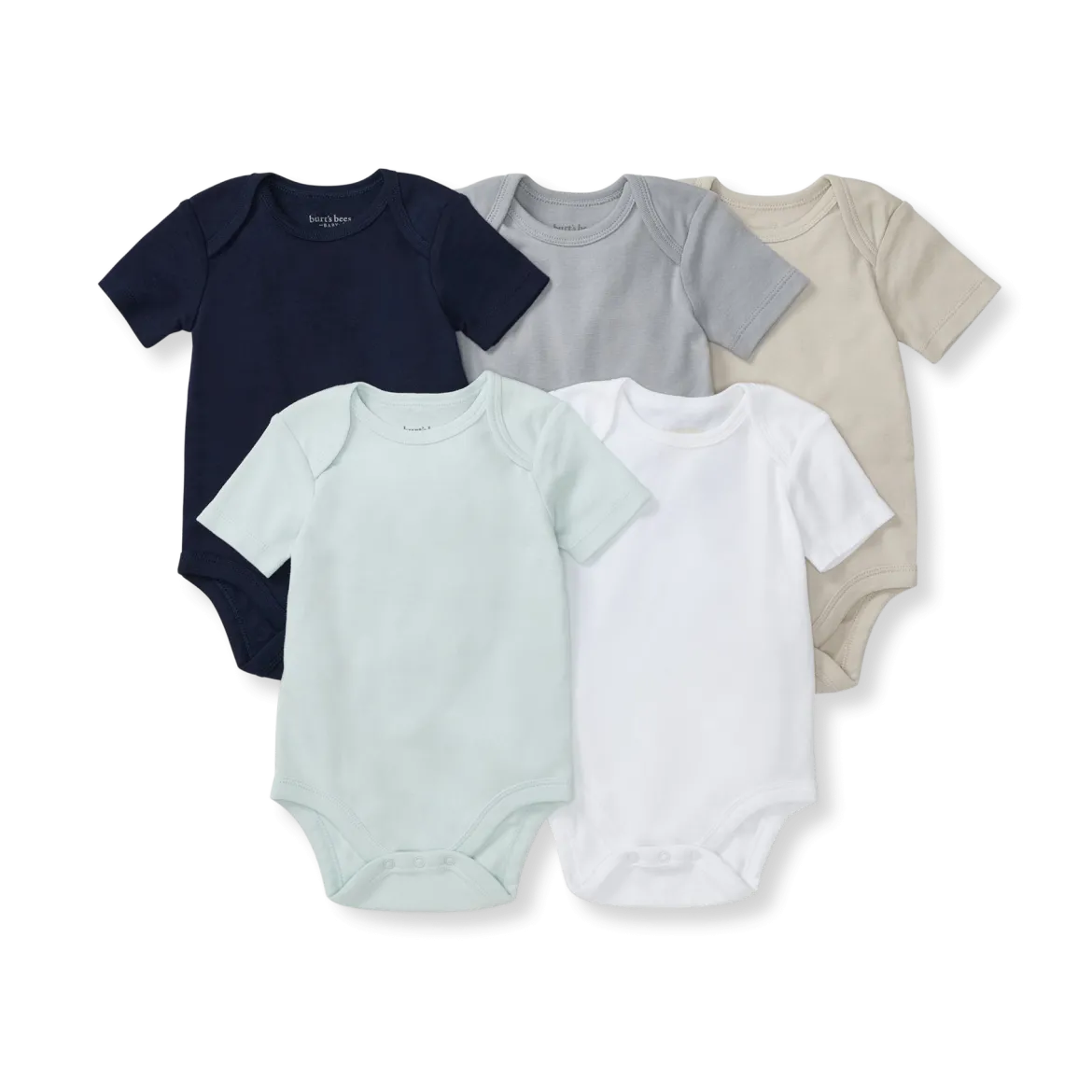 Organic Short Sleeve Bodysuit (5 Pack)