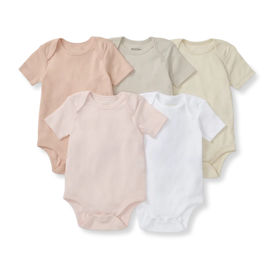 Organic Short Sleeve Bodysuit (5 Pack)