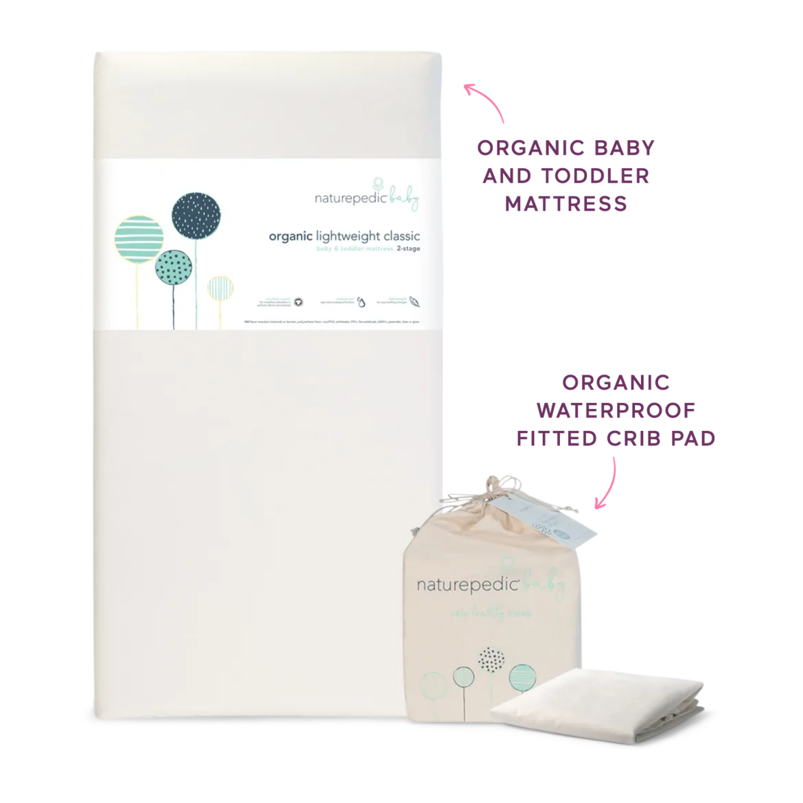 Organic 2-Stage Mattress & Cover Bundle
