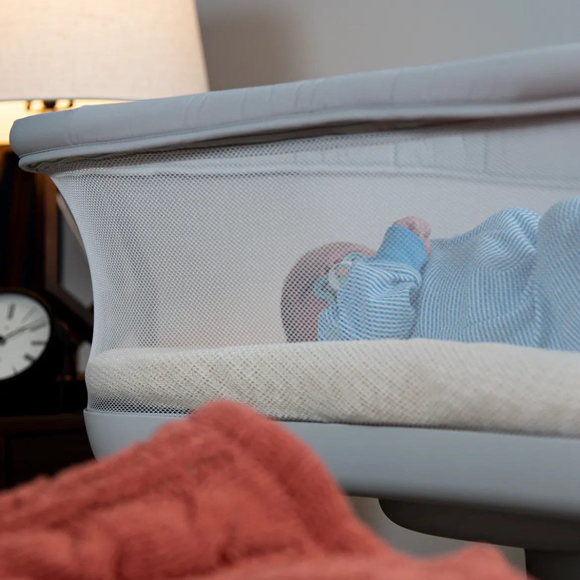 Organic Waterproof + Breathable Bassinet Mattress for Halo Bassinets