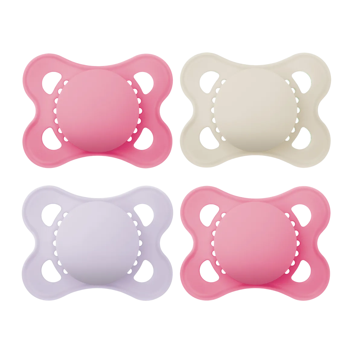 Original Matte Baby Pacifier 0-6 Months (4 Pack)