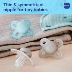 Original Start Matte Newborn Baby Pacifier 0-3 Months (4 Pack)