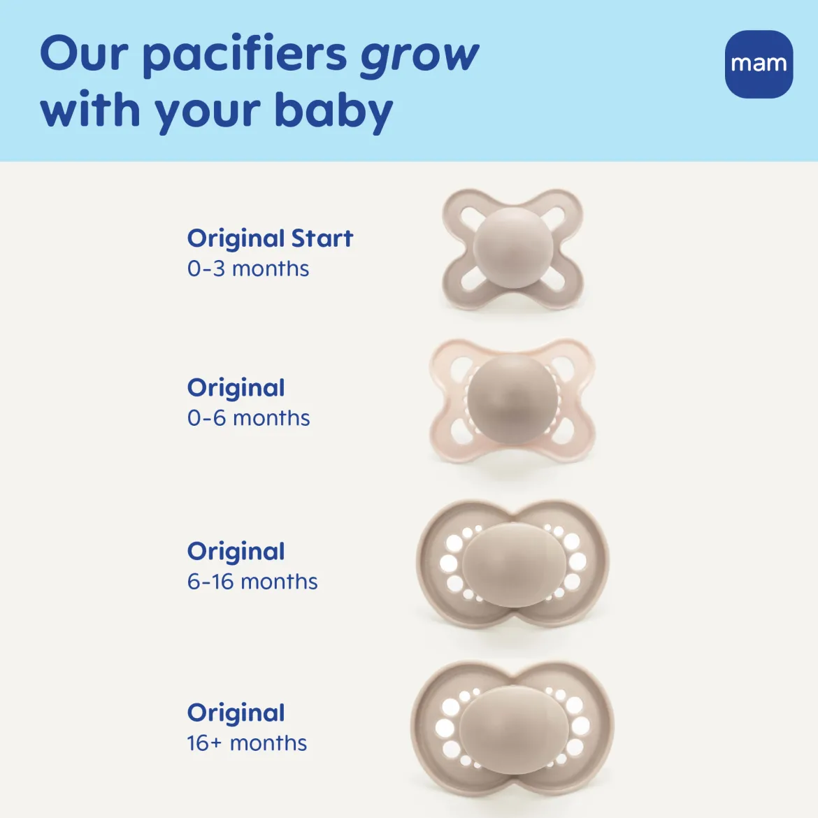 Original Start Matte Newborn Baby Pacifier 0-3 Months (4 Pack)