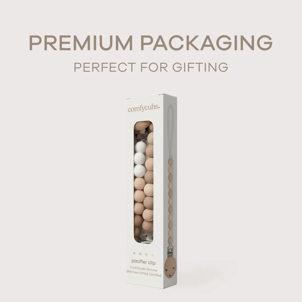 Pacifier Clips 100% Food Grade Silicone (2 Pack)