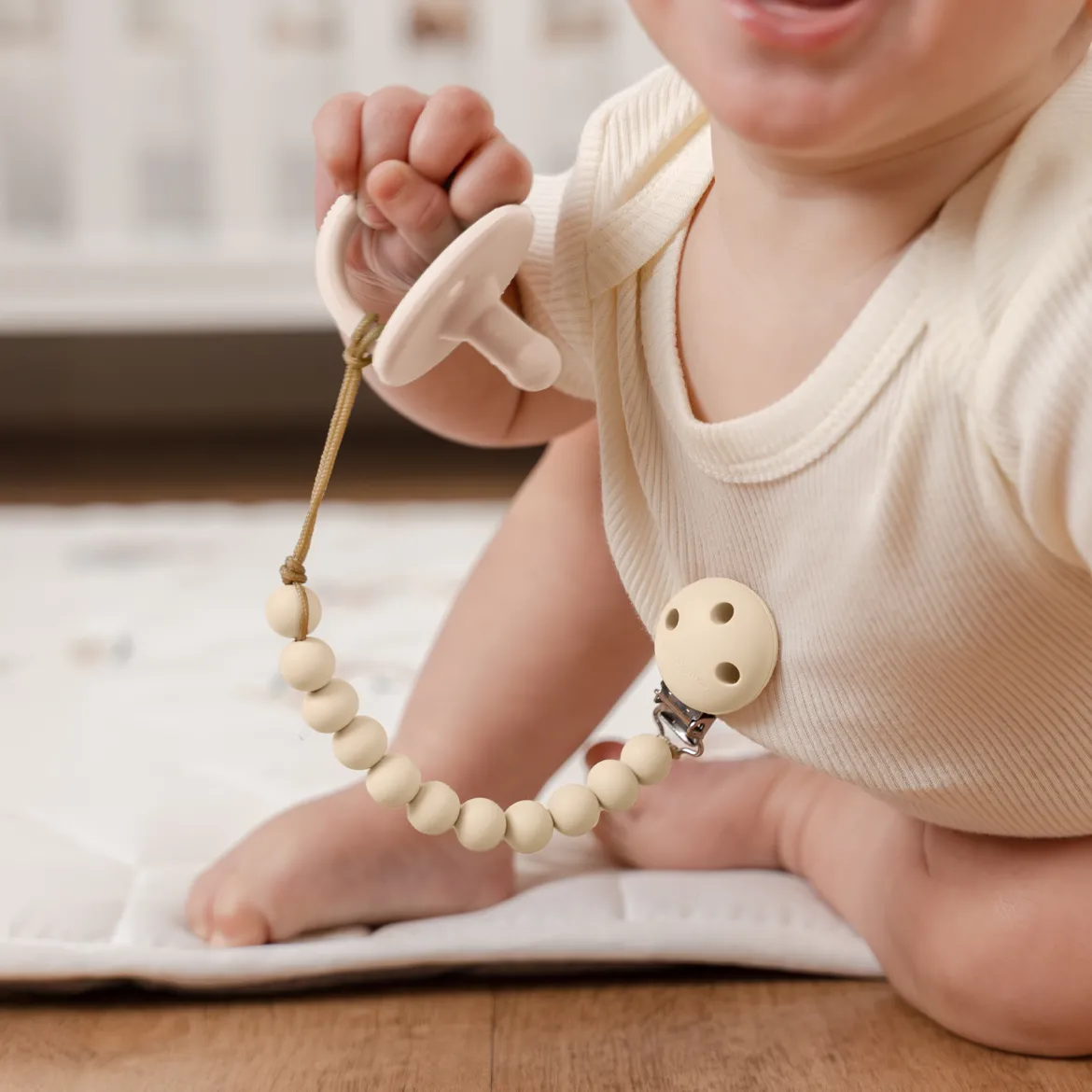Pacifier Clips 100% Food Grade Silicone (2 Pack)