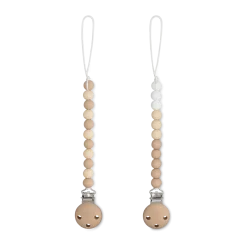 Pacifier Clips 100% Food Grade Silicone (2 Pack)