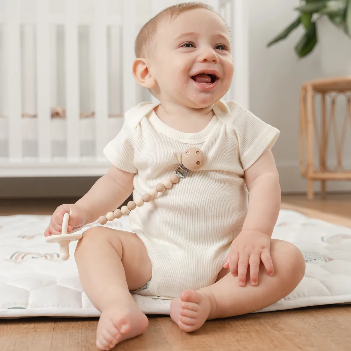 Pacifier Clips 100% Food Grade Silicone (2 Pack)
