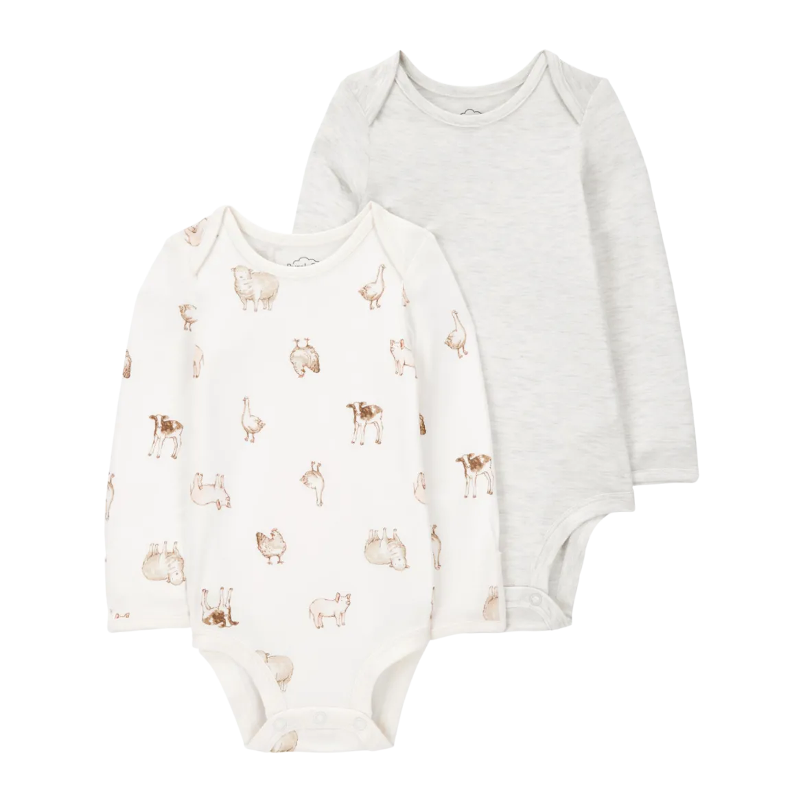 2-Pack Long-Sleeve PurelySoft Bodysuits