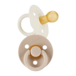 2-Pack Natural Rubber Pacifiers