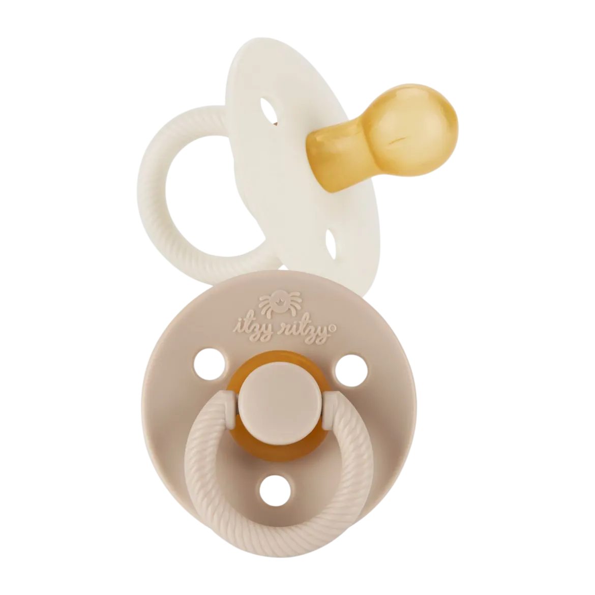 2-Pack Natural Rubber Pacifiers