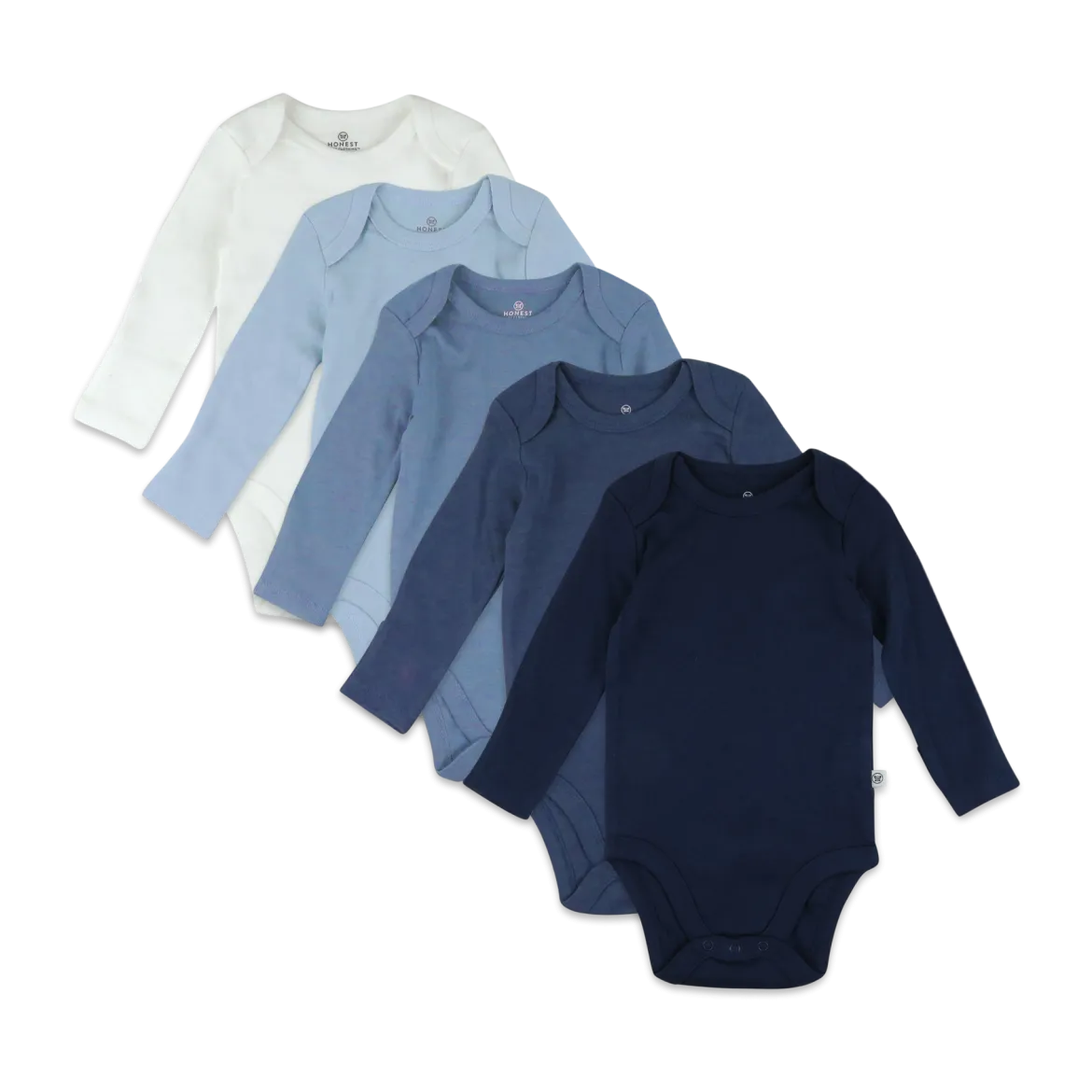 5-Pack Organic Cotton Long Sleeve Bodysuit