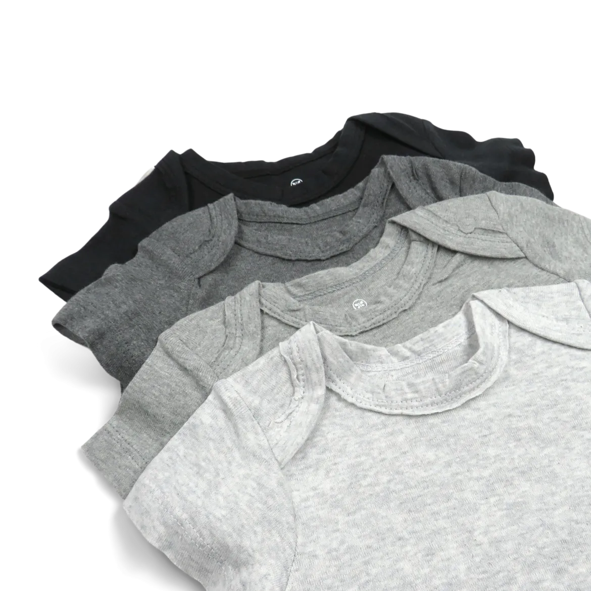 5-Pack Organic Cotton Short Sleeve Bodysuits