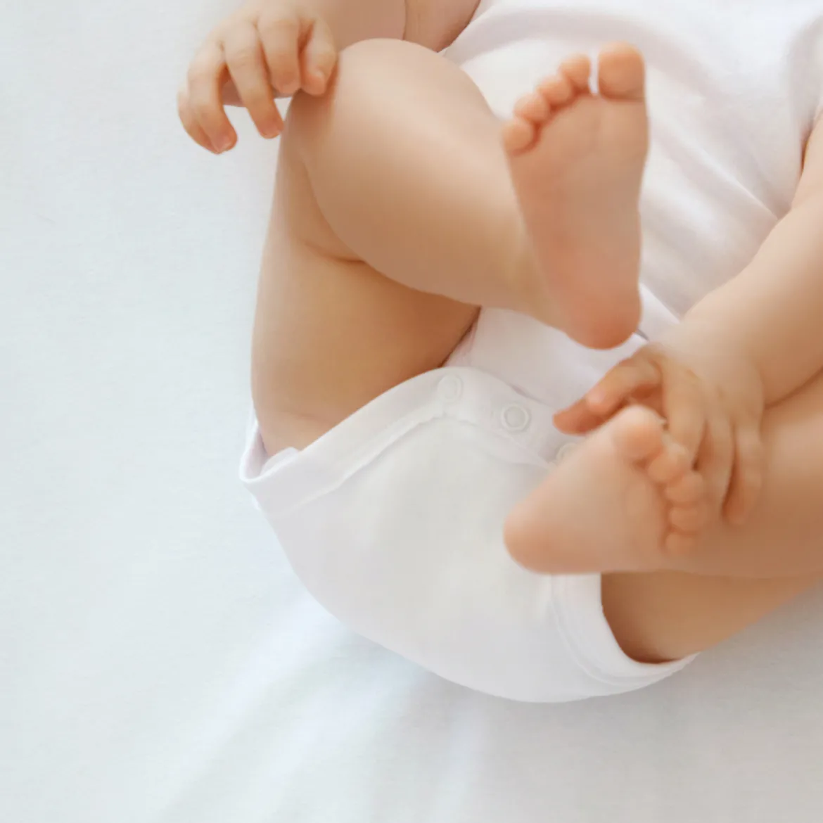 10-Pack Organic Cotton Sleeveless Bodysuits, Honestly Pure White