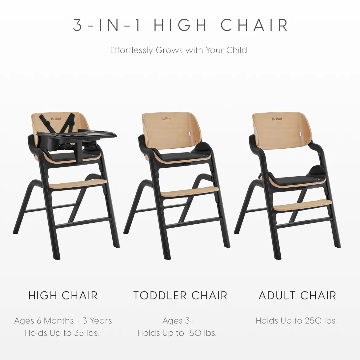 Parma 3-in-1 High Chair