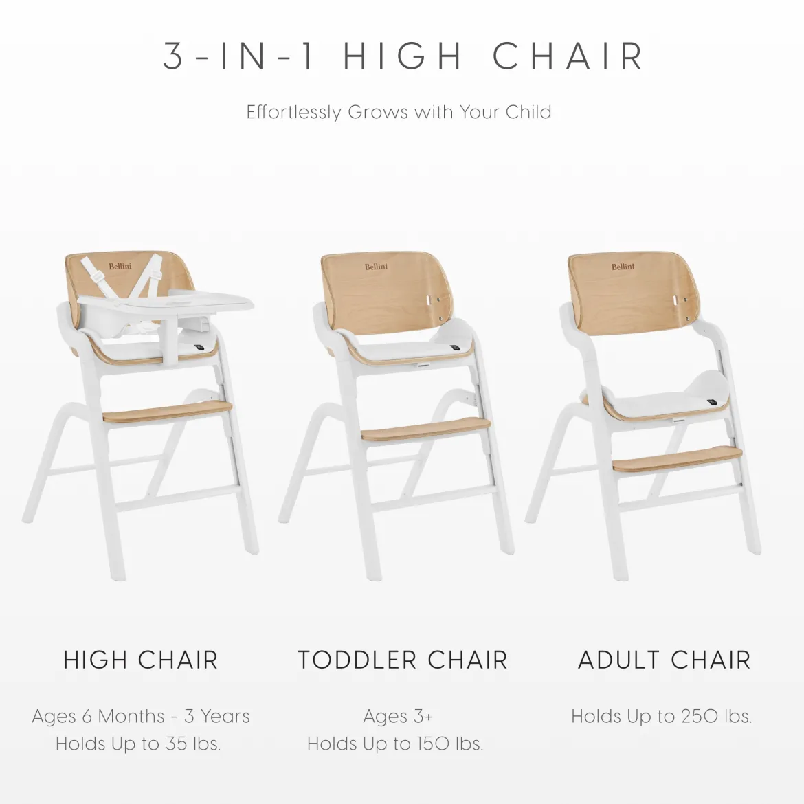 Parma 3-in-1 High Chair