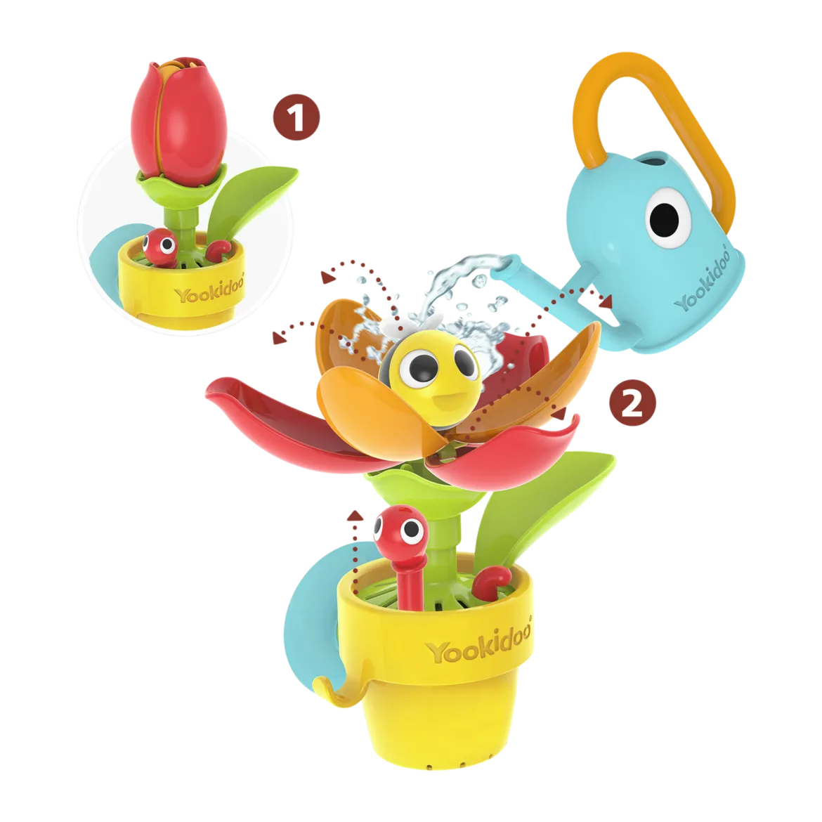 Peek-a-Bee Tub Flower Bath Toy