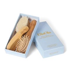 3-Piece Bamboo Brush & Comb Set