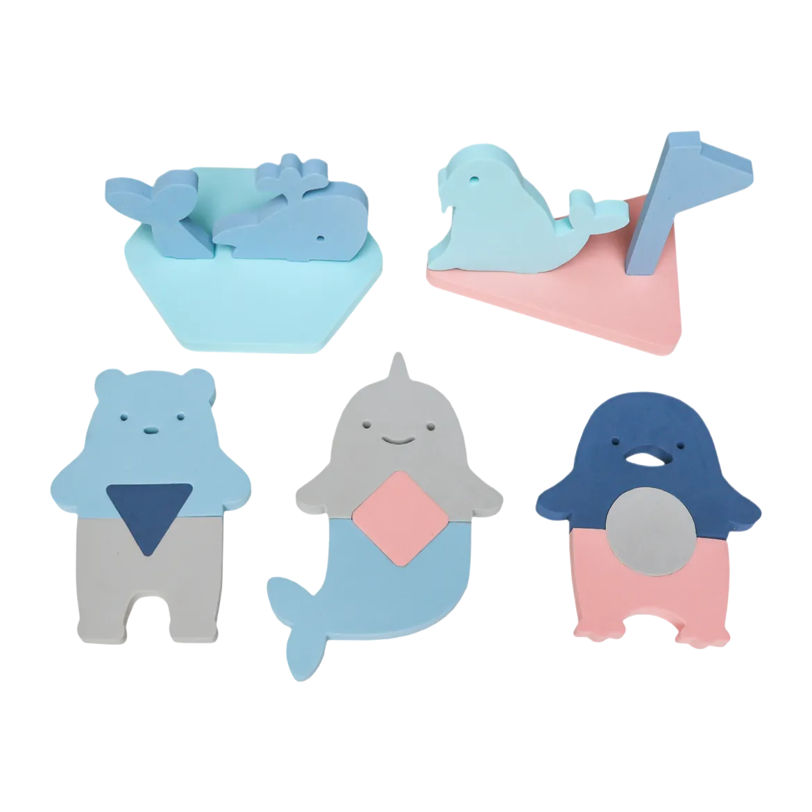 5-Piece Bath Toy Set