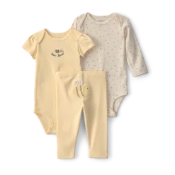 3-Piece Bodysuit & Pant Gift Set