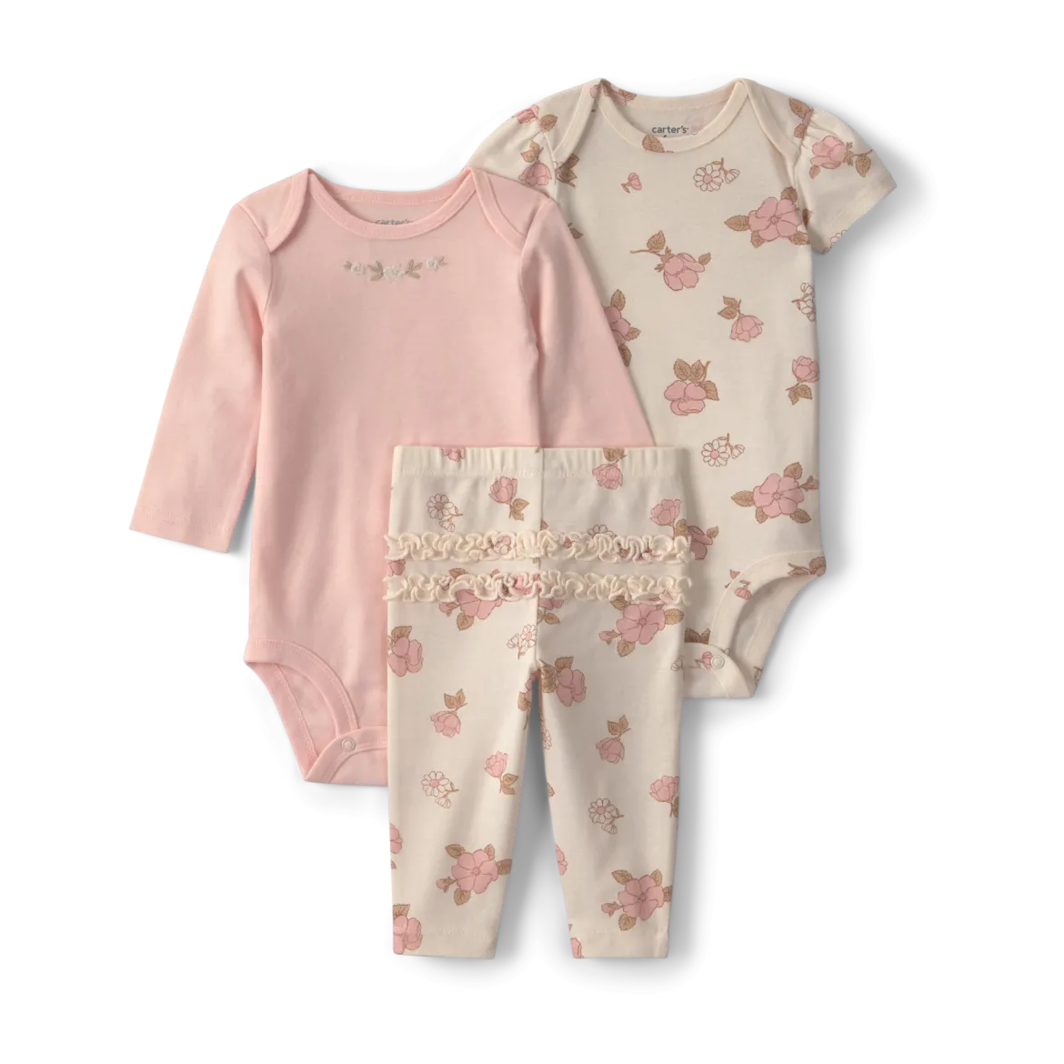 3-Piece Bodysuit & Pant Gift Set