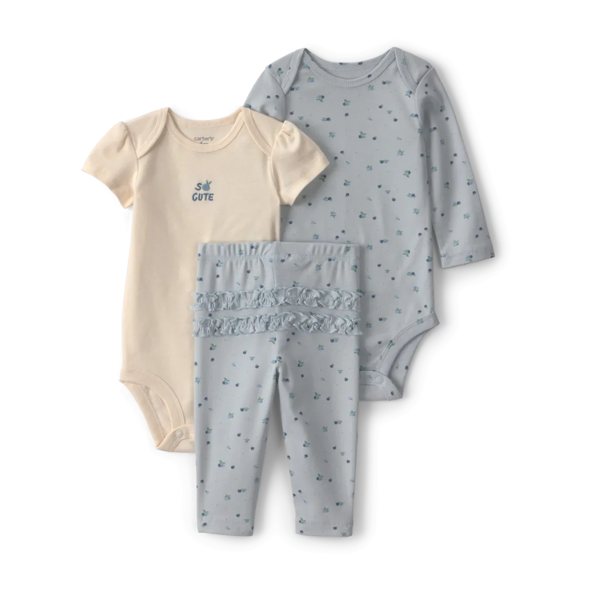 3-Piece Bodysuit & Pant Gift Set