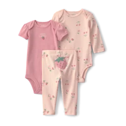 3-Piece Bodysuit & Pant Gift Set